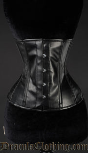 Faux Leather Underbust Corset