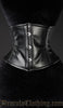 Black Faux Leather Waist Cincher