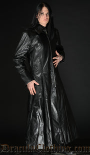 Faux Leather Warrior Coat