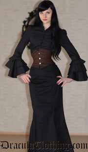 Black Fishtail Skirt