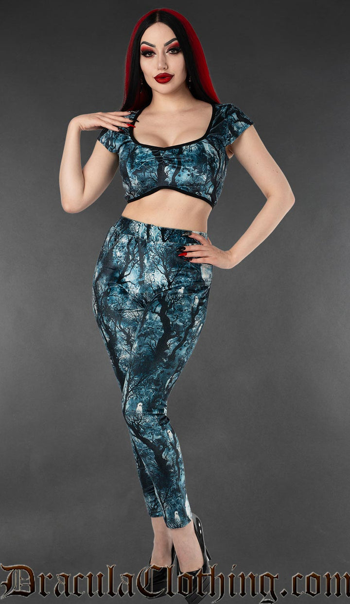 Full Moon Velvet Leggings