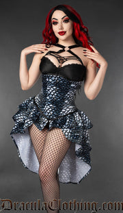 Glass Dragon Scale Bustle Corset