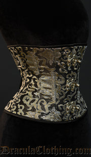 Gold Brocade Clasp Corset