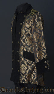 Gold Brocade Pirate Jacket