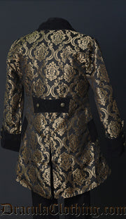 Gold Brocade Pirate Jacket