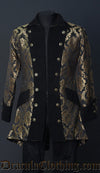 Gold Brocade Pirate Jacket