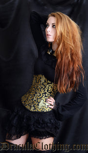 Gold Brocade Underbust