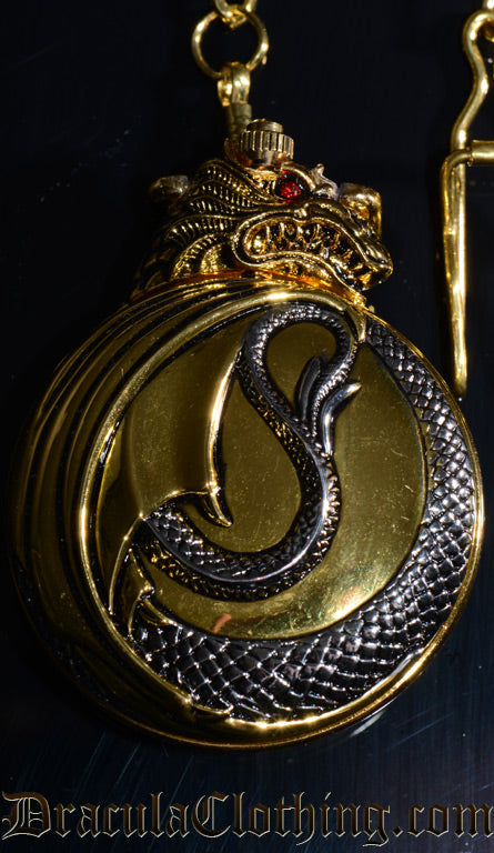 Gold Mechanical Dragon Watch