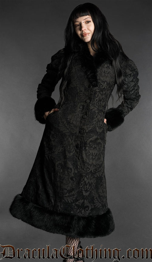 Brocade Baroque Winter Coat