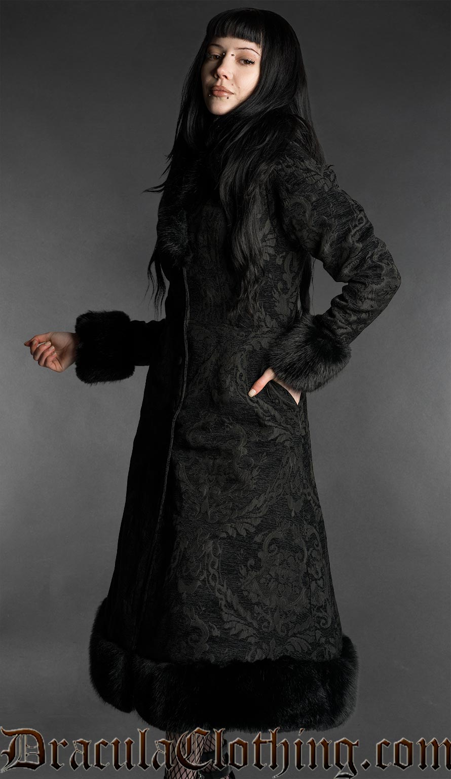 Brocade Baroque Winter Coat