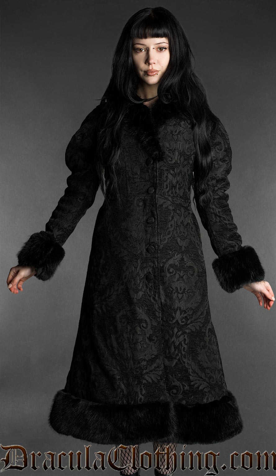 Brocade Baroque Winter Coat