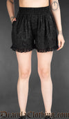 Gothic Brocade Shorts