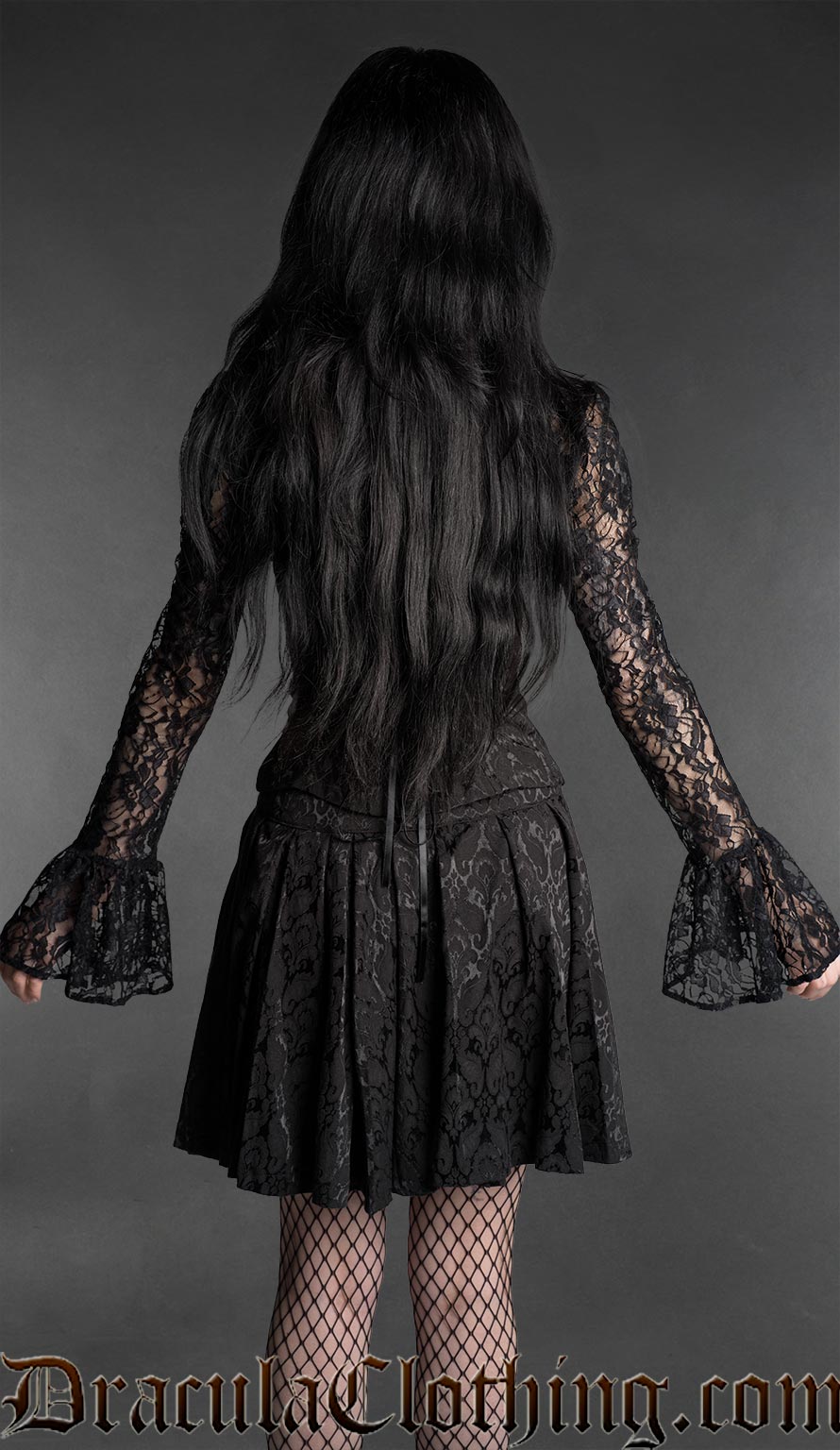 Gothic Heart Button Blouse