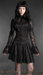 Gothic Heart Button Blouse