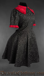 Gothic Short Sleeved Shirtdress