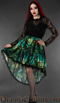 Graveyard Cats High Low Skirt