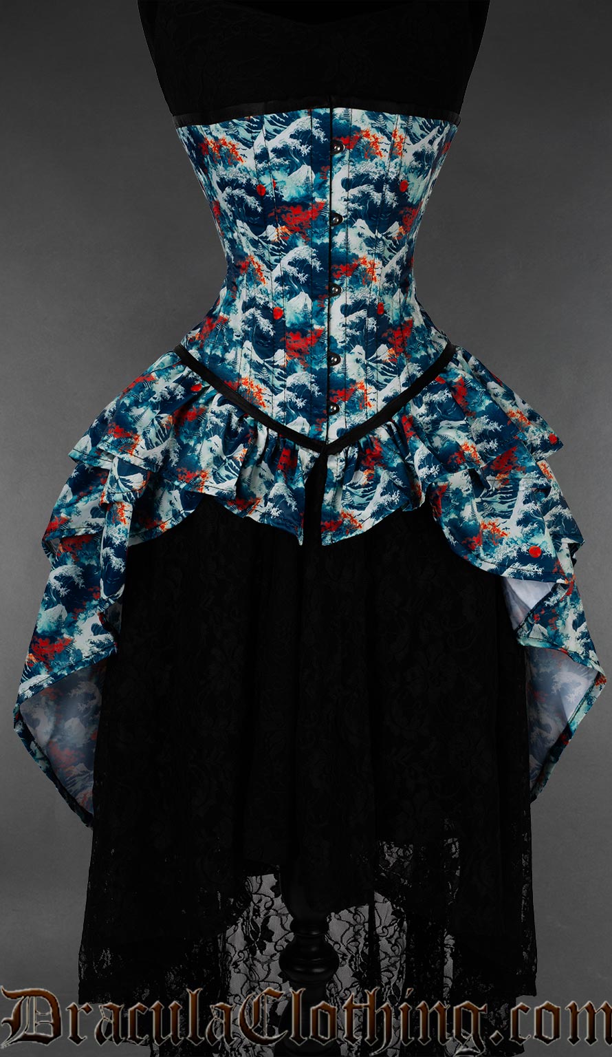 Great Wave Bustle Corset