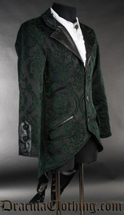 Green Brocade Tailcoat