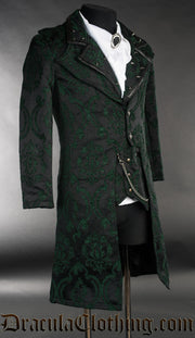 Green Brocade Tailcoat