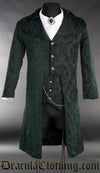 Green Brocade Tailcoat