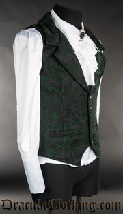 Green Brocade Waistcoat