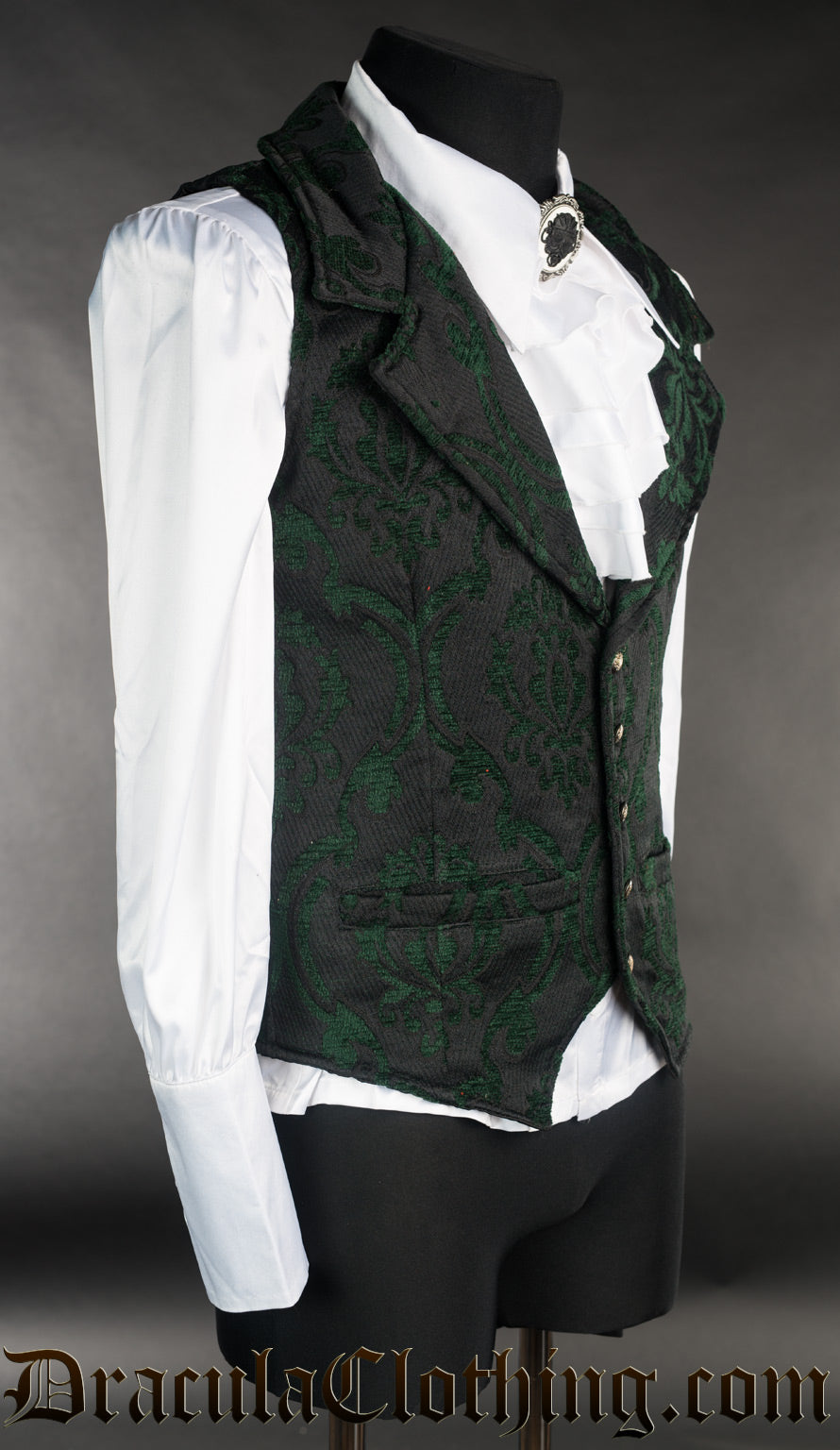 Green Brocade Waistcoat