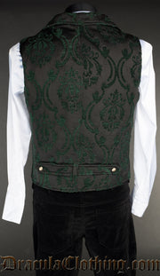 Green Brocade Waistcoat