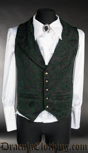 Green Brocade Waistcoat