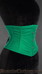 Green Cotton Waist Cincher