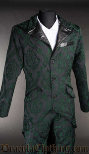 Green Brocade Tailcoat