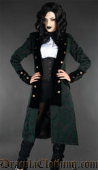 Green Pirate Princess Coat