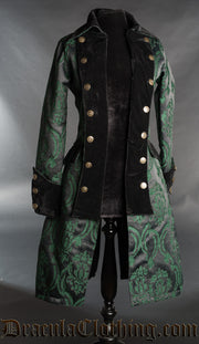 Green Pirate Princess Coat