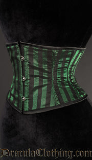 Green Striped Waist Cincher