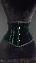 Green Velvet Waist Cincher
