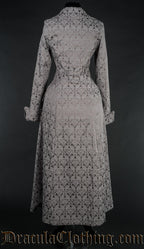 Grey Brocade Coat