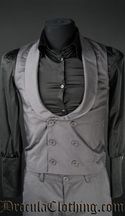 Grey Dracula Waistcoat