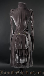 Grey Openbust Tailcoat