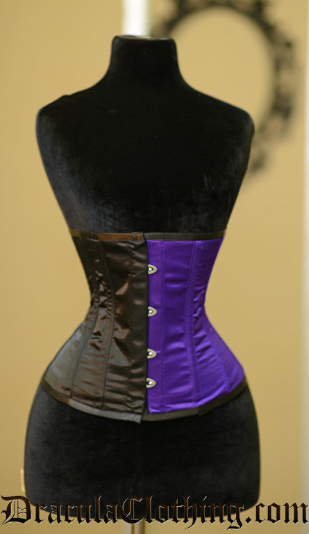 Half And Half Purple Corset