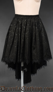 Brocade High Low Skirt