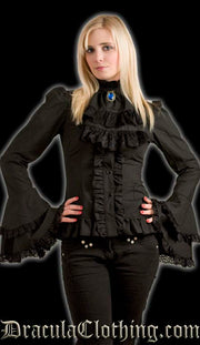 Black Cravat Blouse