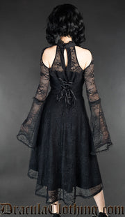 Lace Shoulder Dress