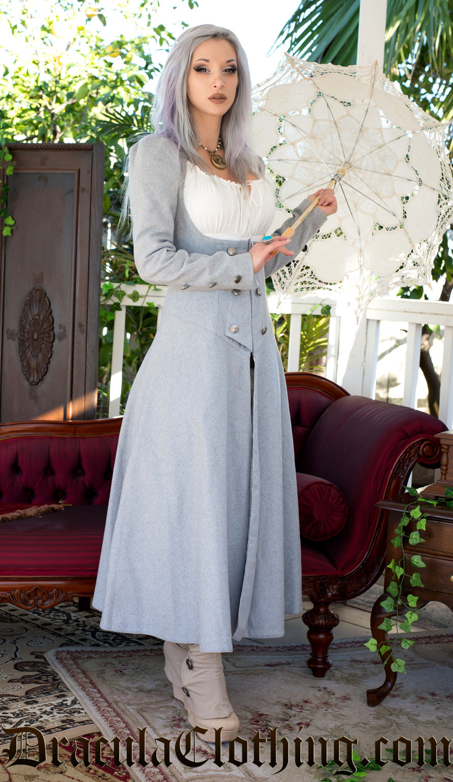 Lady Grey Coat XXL