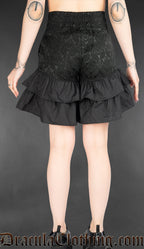 Layered Brocade Shorts