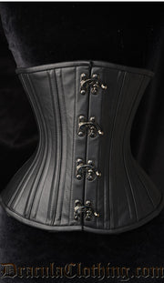 Leather Longline Clasp Corset