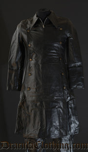 Leather Officer Coat