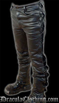 Laced Leather Pants