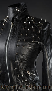 Spiked Leather Jacket