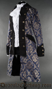 Blue Royal Female Pirate Coat