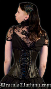 Leather Longline Underbust Corset