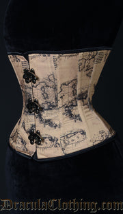 Map Clasp Corset